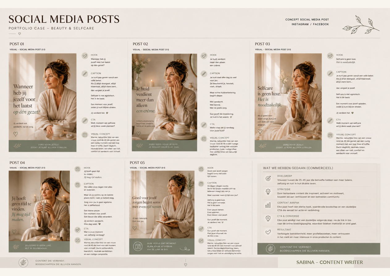 Social Media Posts — Beauty & Selfcare